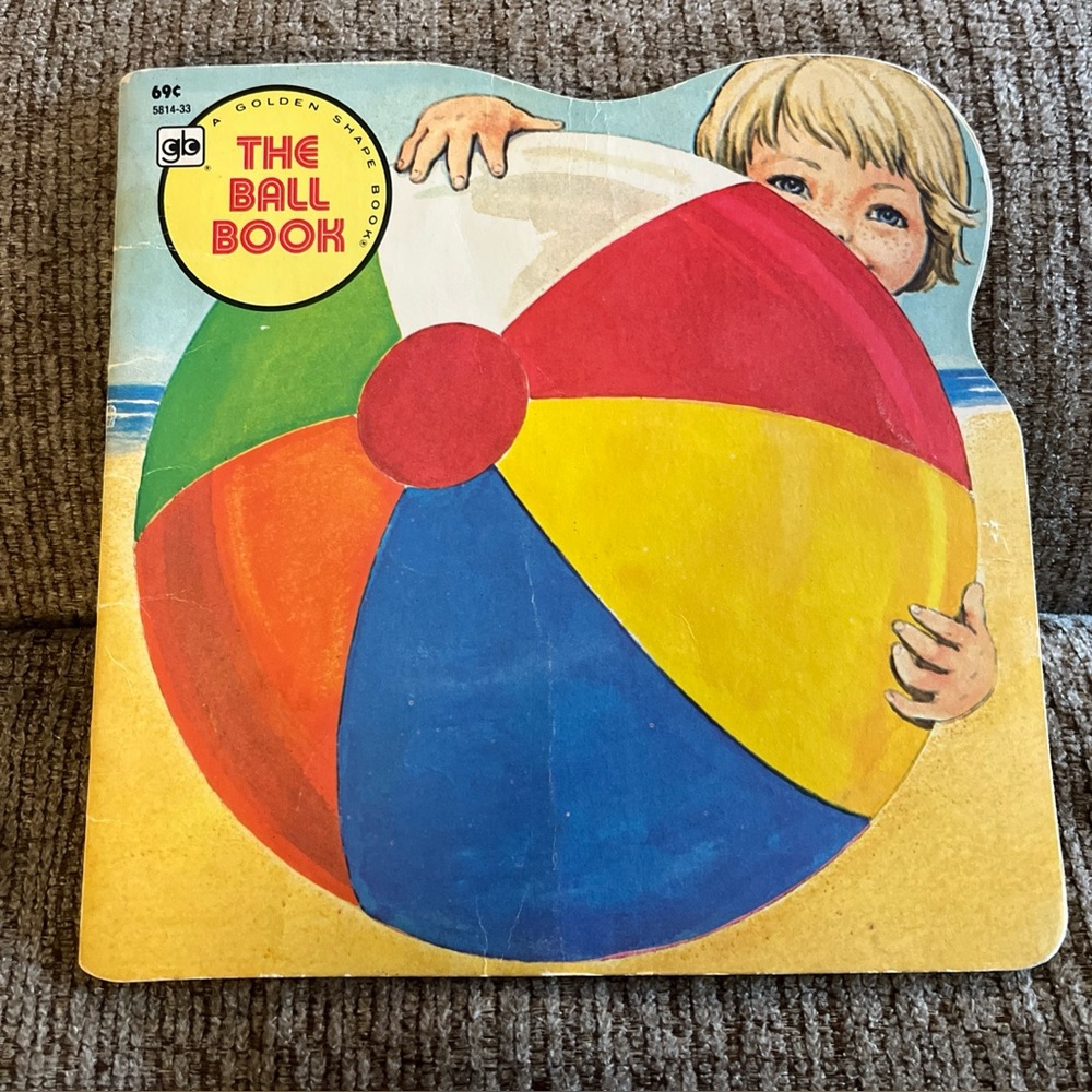 Vintage Little Golden Shape book The Ball Book 1981
